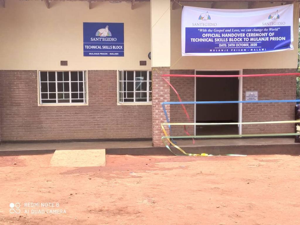 Un édifice pour les laboratoires de formation professionnelle: le don de Sant'Egidio à la prison de Mulanje, au Malawi