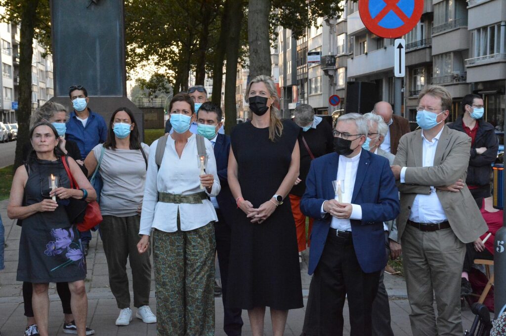 Gedenken an die Opfer der Shoah in Antwerpen