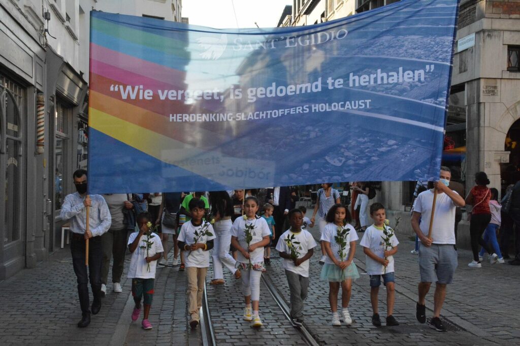 Gedenken an die Opfer der Shoah in Antwerpen