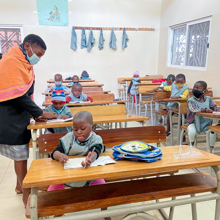 Sant' Egidio kindergarten has reopened in Beira, Mozambique