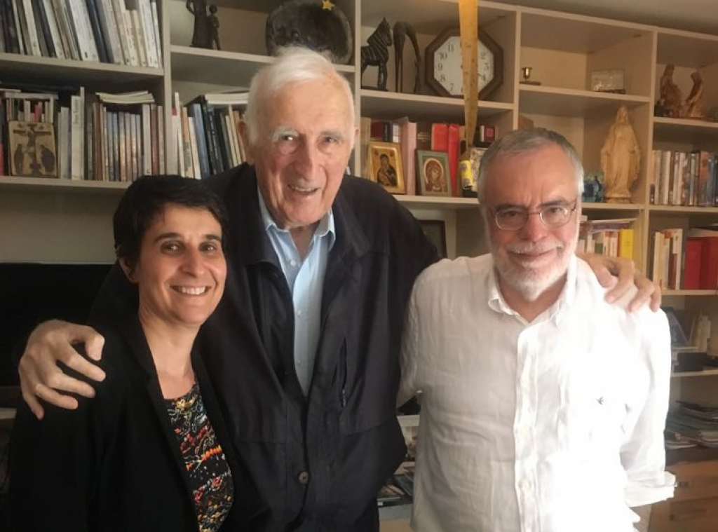 Andrea Riccardi visits Jean Vanier in Paris: a long friendship by the side of the vulnerable