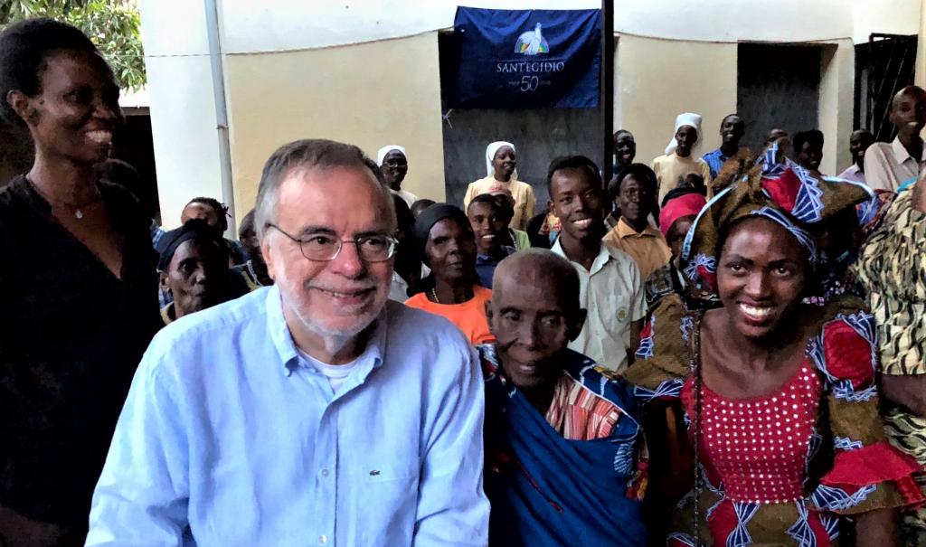 Gran entusiasme a Burundi per la visita d'Andrea Riccardi amb motiu del 50 aniversari de Sant'Egidio