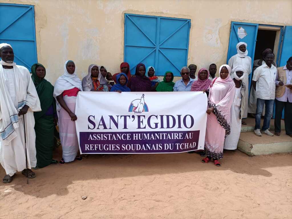 Guerra de Sudán: Sant'Egidio ayuda a los refugiados desplazados a Chad