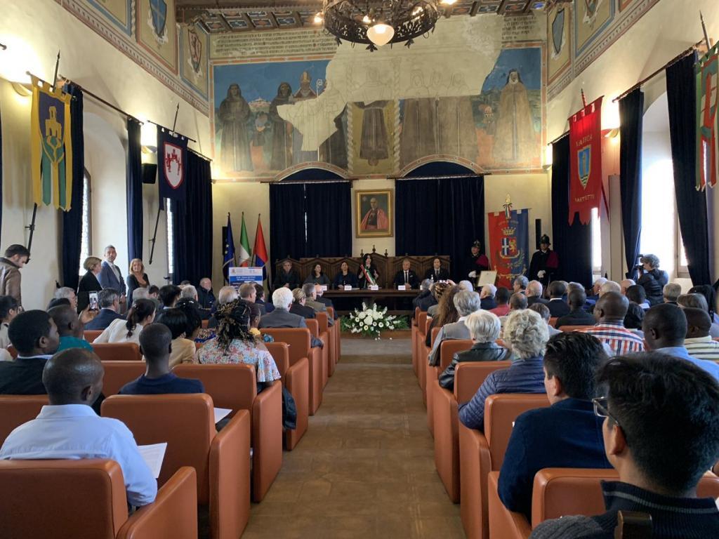 “Sant'Egidio, wherever it is in the world, feels to be from Assisi and to be linked to the message of this city”. Honorary Citizenship to Andrea Riccardi.
