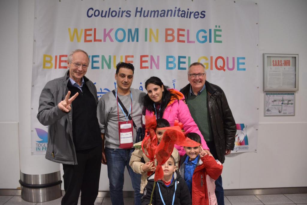 Nouvelle arrivée de réfugiés syriens en Belgique avec les couloirs humanitaires