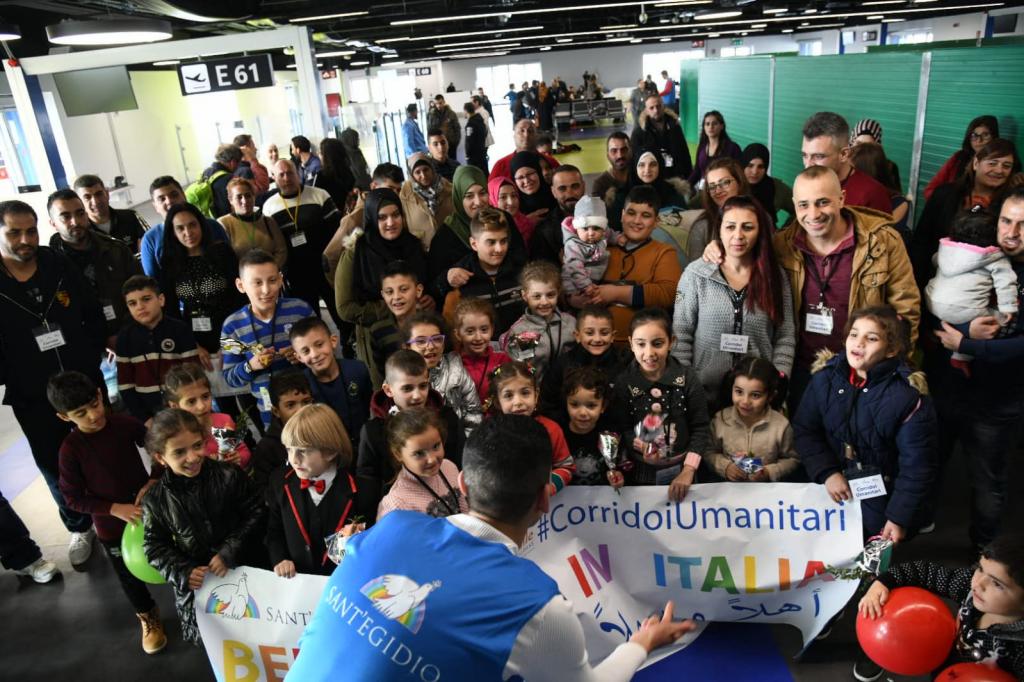 “L’Italie des portes ouvertes, car vous méritez d'êtres accueillis”. Les couloirs humanitaires totalisent 3000 vies sauvées