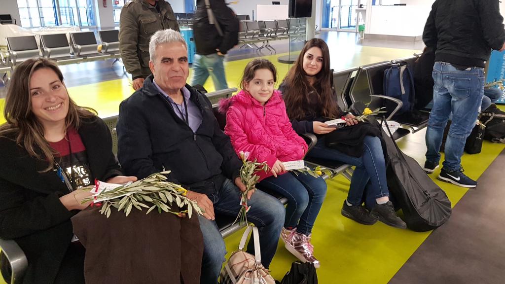 #CorridoiUmanitari: l'arrivo in Italia di un nuovo gruppo di profughi dalla Siria