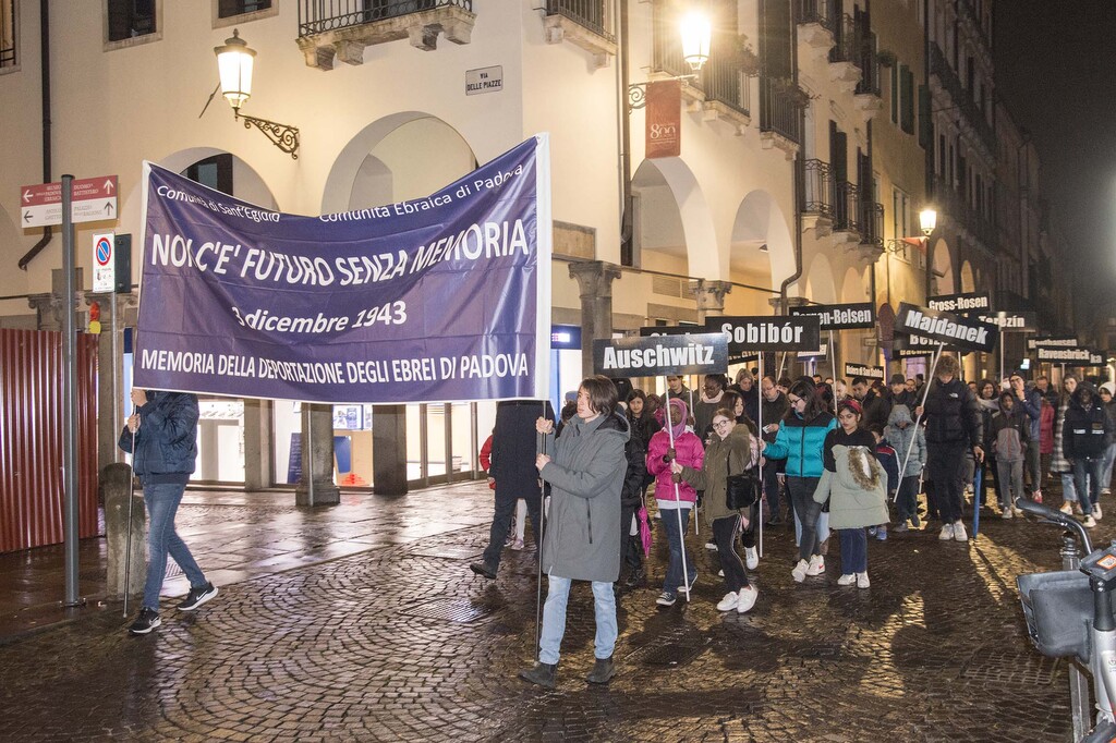 In Padua hat Sant'Egidio zusammen mit der jüdischen Gemeinde ein Gedenken an die Deportation der Juden im Zweiten Weltkrieg organisiert