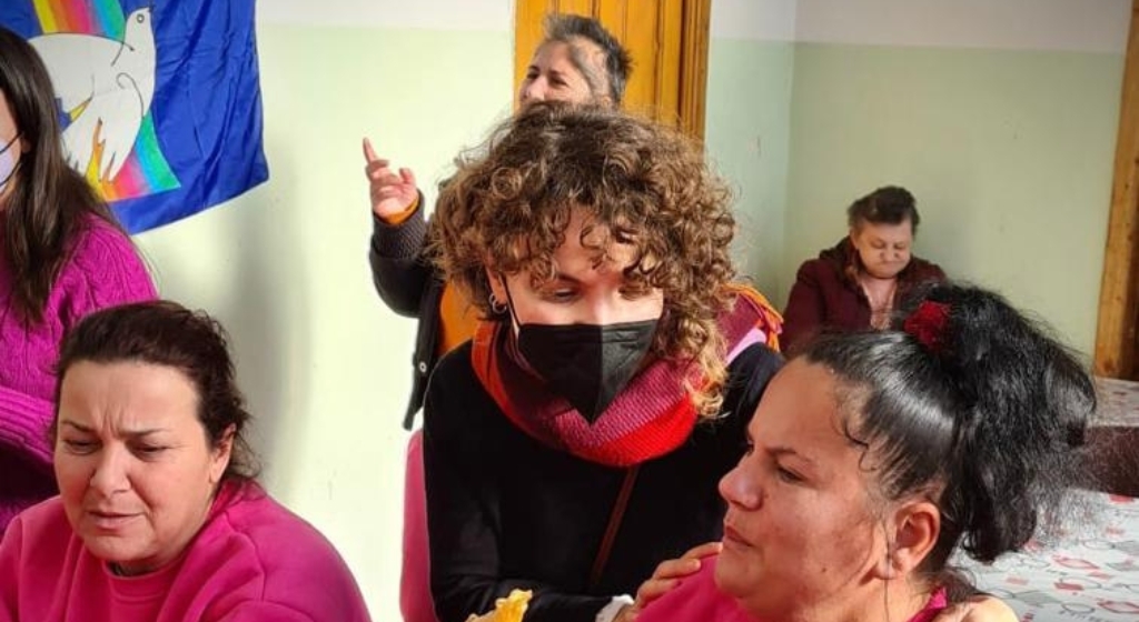 A l'hospital psiquiàtric d'Elbasan (Albània), després d'un llarg període d'aïllament a causa de la pandèmia, es va tornar a celebrar el Nadal