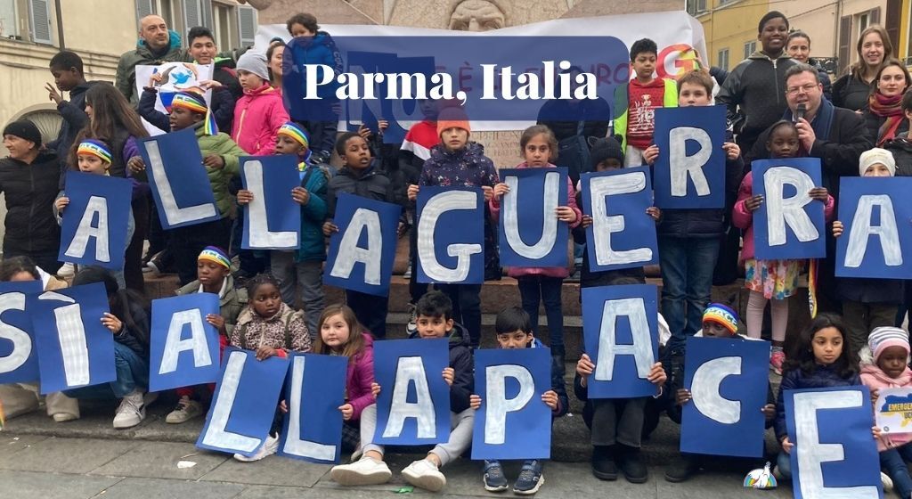 El poble de la pau a les places d'Itàlia i Europa