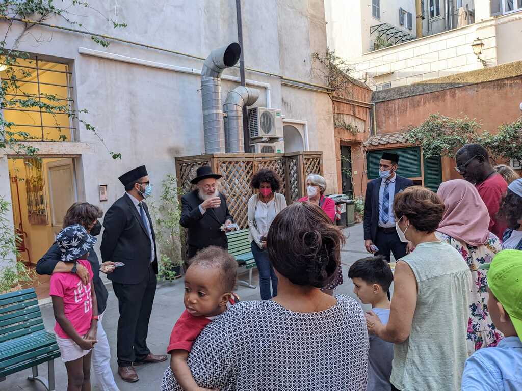 Una delegació de la “Germandat Jueva-Musulmana” visita la Comunitat de Sant'Egidio