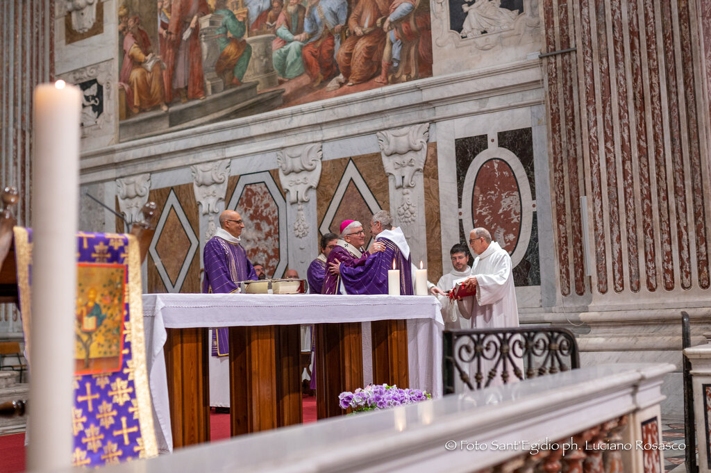 Per il 55°anniversario di Sant'Egidio, l'arcivescovo di Genova, Marco Tasca, affida alla Comunità  la basilica della Santissima Annunziata del Vastato