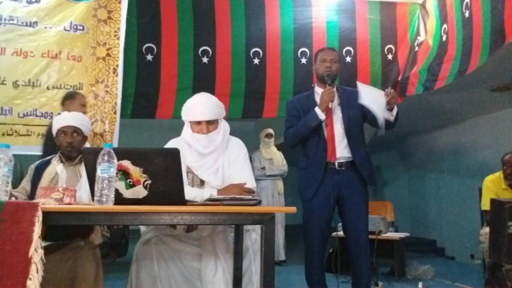 Discussing reconciliation and development in Southern Libya