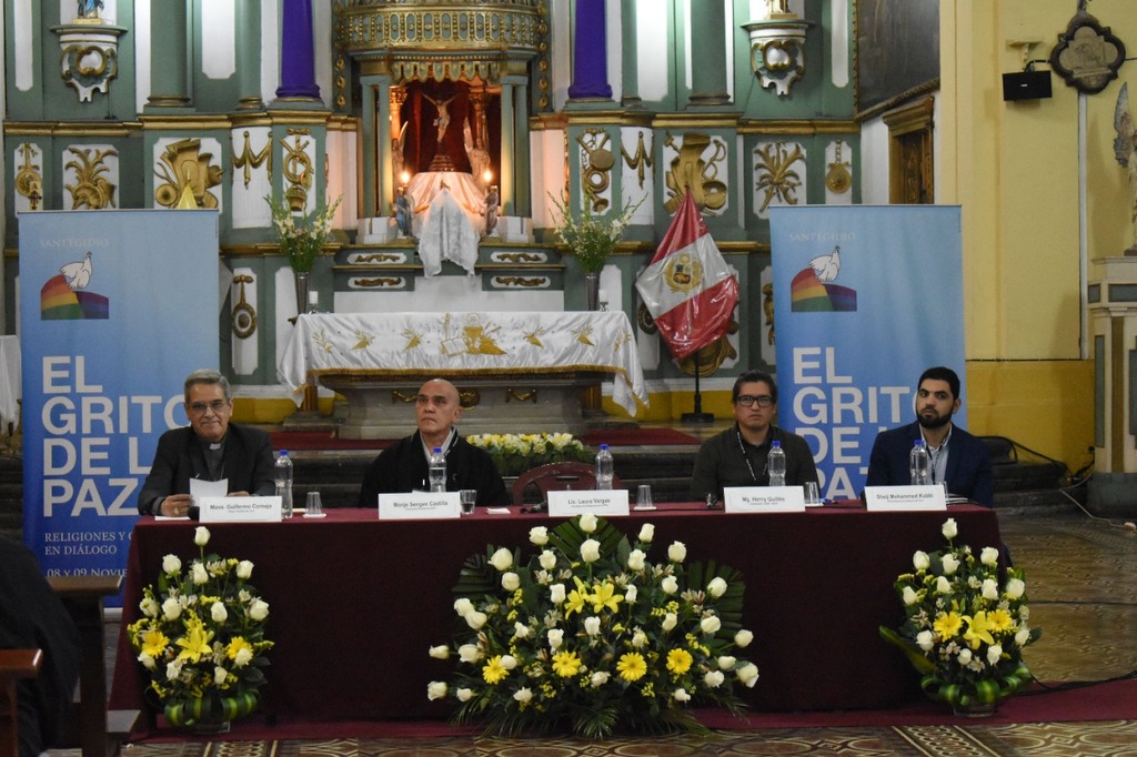 El Grito de la Paz también llega a Lima en Perú en nombre del diálogo entre diferentes religiones y culturas