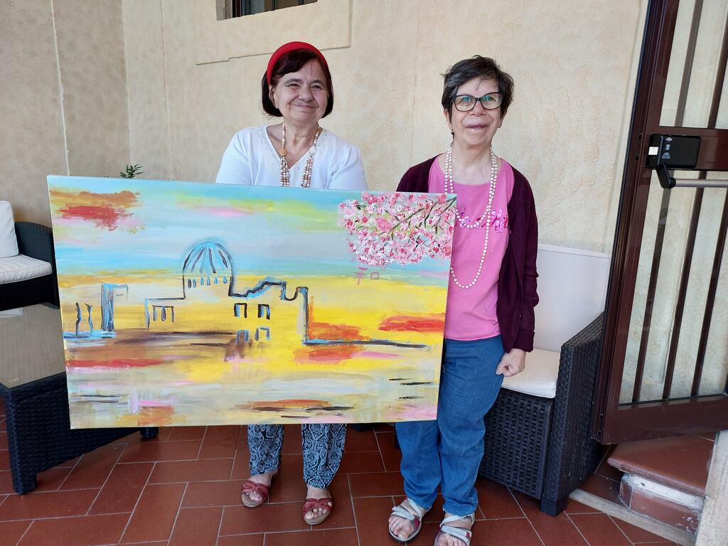 L'obra “Hiroshima 平和” dels artistes dels Tallers d'Art de Sant'Egidio vol contribuir a no oblidar el bombardeig atòmic del 6 i 9 d'agost de 1945