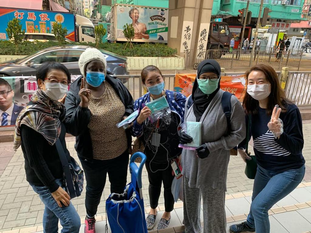 Di Hong Kong, Sant'Egidio menyediakan masker dan disinfektan gratis untuk para tunawisma, migran dan lansia