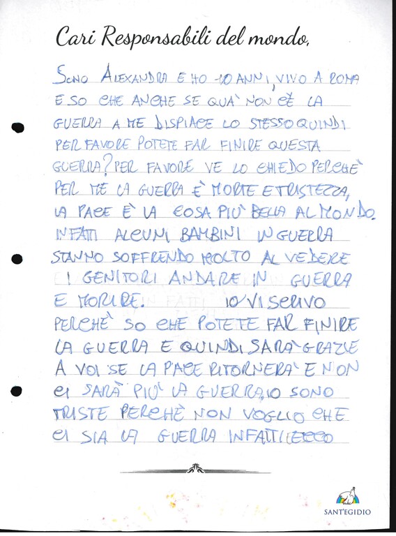 El secretari general de l'ONU respon als infants que demanen la pau a Ucraïna: 