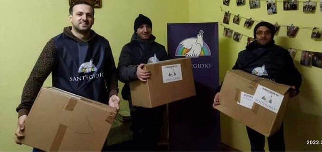 Aide d'urgence pour l'Ukraine: réception du chargement de lait en poudre à l'hôpital pédiatrique de Stryj. Un autre convoi part pour Kharkiv