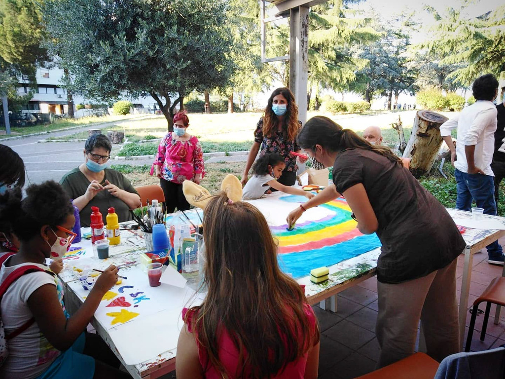 Disability and creativity with no limits: summer of art and friendship has started at Sant'Egidio Art Labs