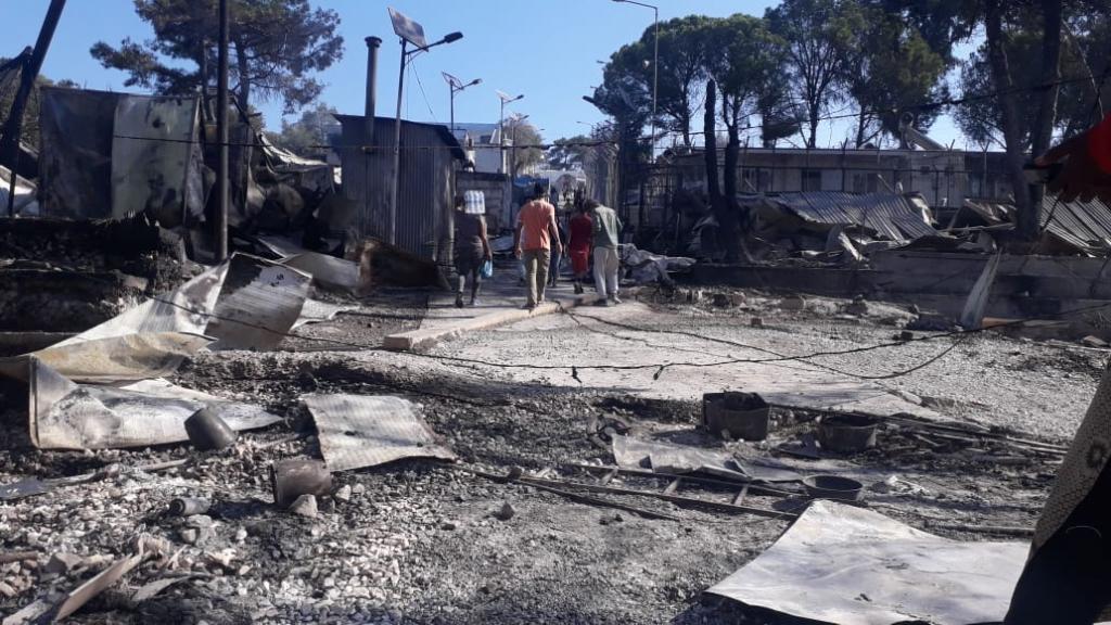 Incendio di Moria. L’Europa accolga i richiedenti asilo che hanno perso tutto. Occorre un atto di responsabilità collettiva