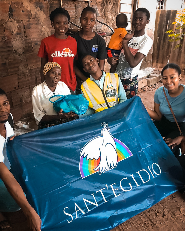 A tropical storm hit Maputo, Mozambique. Youth for Peace bring aid where homes were destroyed by torrential rains and strong winds