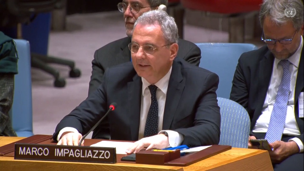 Marco Impagliazzo betont beim UNO-Sicherheitsrat das Interesse an der 