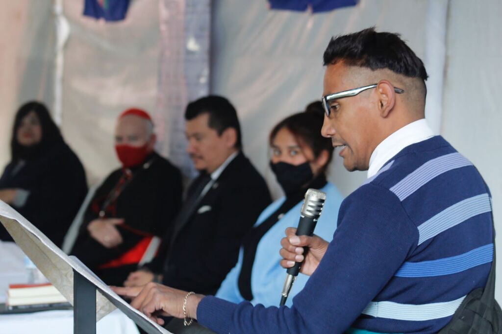 La visita del card. Carlos Aguiar Retes alla Comunità di Sant'Egidio di Città del Messico