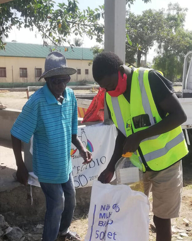 De la nourriture pour tous. Au Mozambique, le programme mondial de Sant'Egidio vient en aide aux personnes déplacées et aux plus pauvres