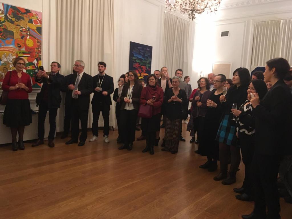Se inaugura en el consulado general de Italia de Nueva York la exposición de artistas discapacitados