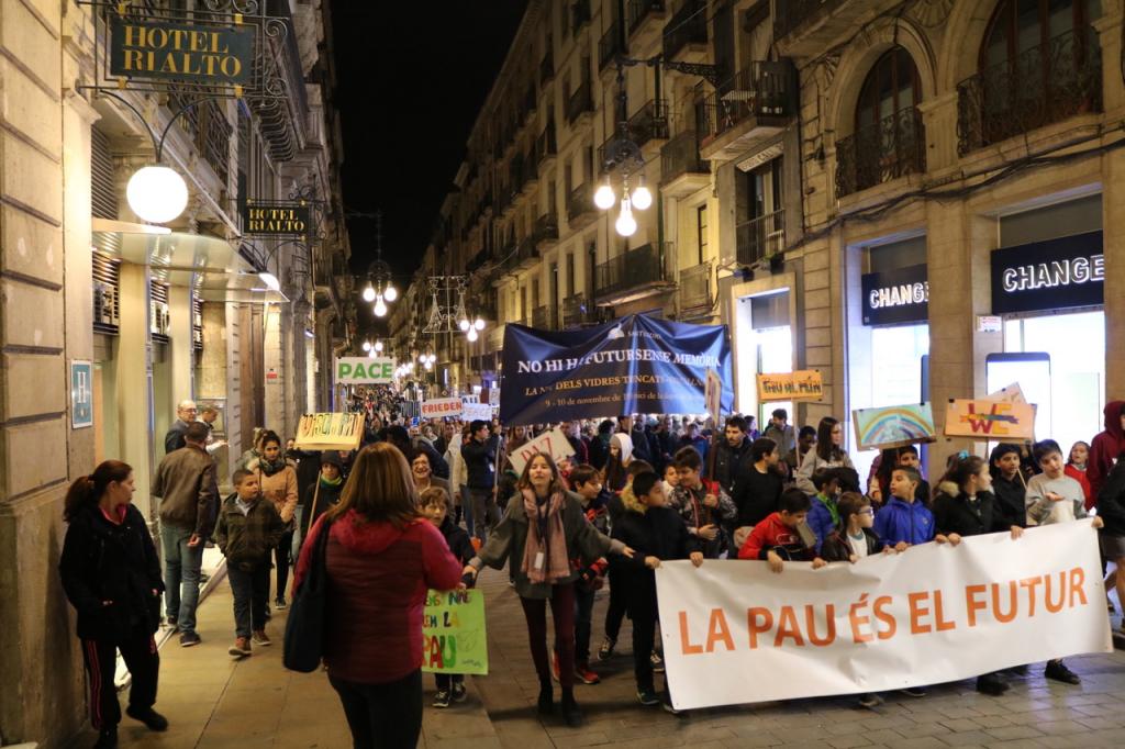 Record de la Nit dels Vidres Trencats i de la Shoà: marxa silenciosa de Sant’Egidio a Barcelona
