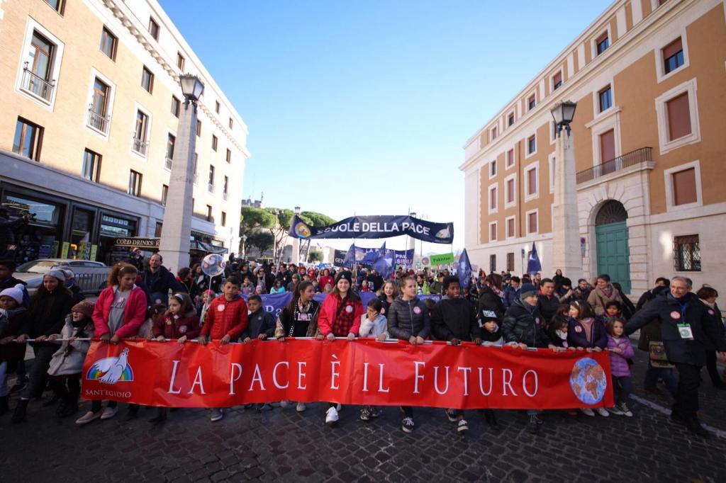 Sejais artesãos da paz: o desejo do Papa Francisco aos participantes na marcha 