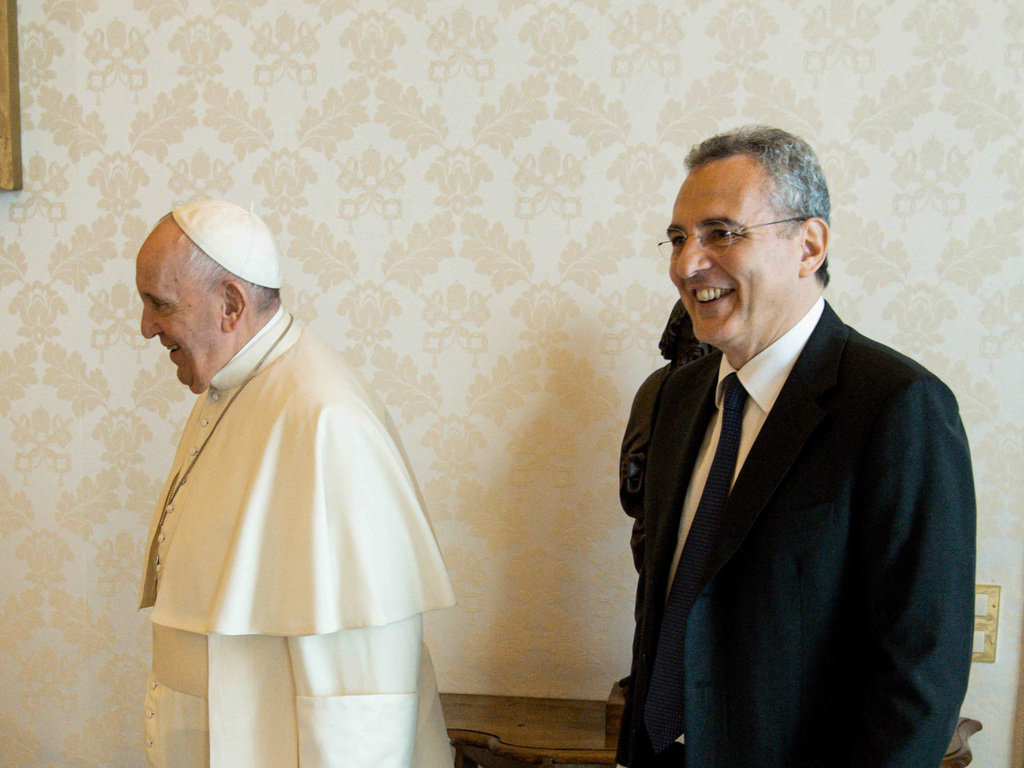 Pope Francis today received the President of the Community of Sant'Egidio Marco Impagliazzo 

 