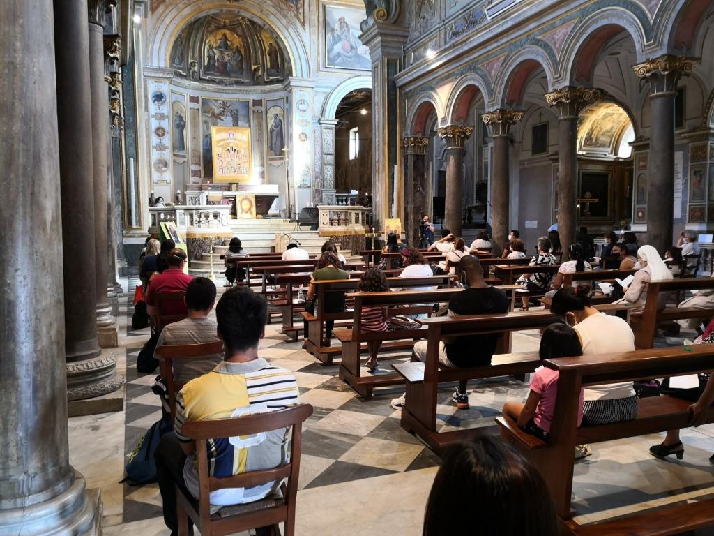 Preghiera per i malati e le vittime del coronavirus in America Latina il 9 Luglio nella Basilica di San Bartolomeo all'Isola