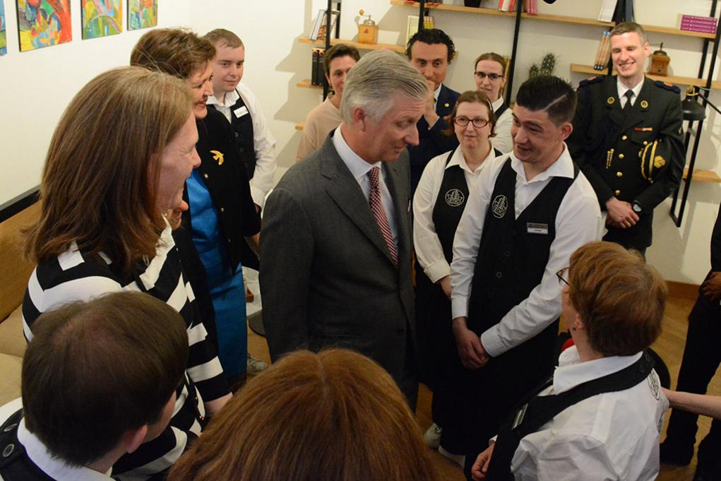 King Philippe of Belgium visited Sant'Egidio for the 50th anniversary of the Community