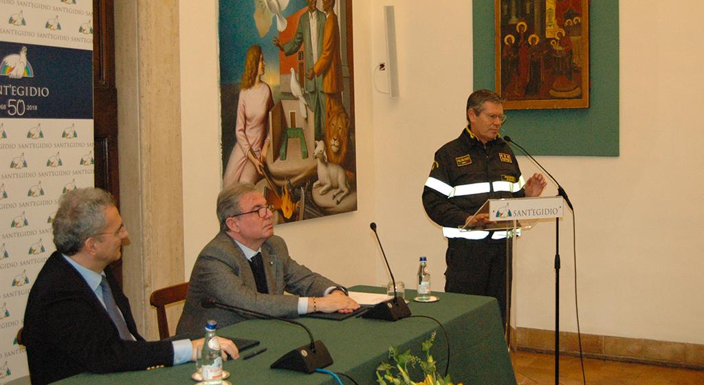 Vereinbarung zwischen Sant'Egidio und der Feuerwehr zum Schutz vulnerabler Personen