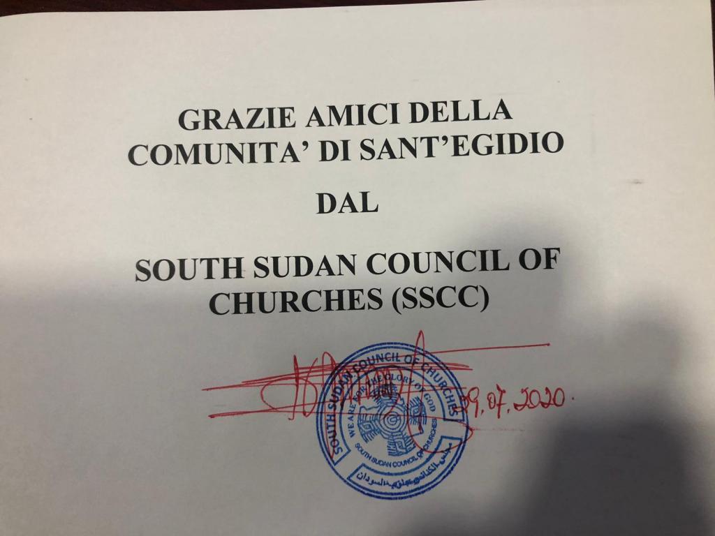 Aides humanitaires au Soudan du Sud: l'engagement de Sant'Egidio en faveur des réfugiés et de la paix
