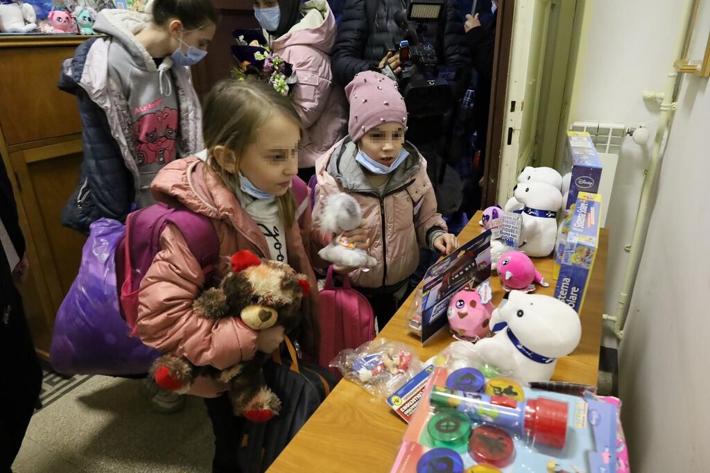 A group of mothers with children arrived in Grottaferrata, near Rome: saved with the help of the Community in Ukraine