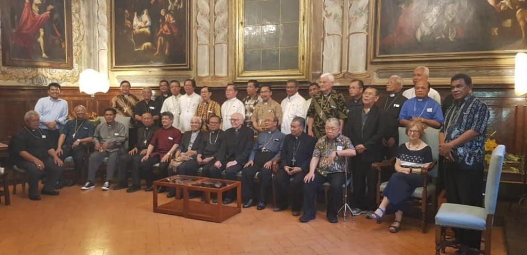 Amistad y fraternidad: encuentro en Sant’Egidio con los obispos indonesios