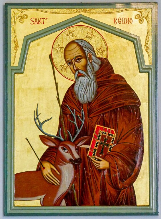 Der heilige Abt Ägidius in der Kunst: das gute Gesicht eines Freundes der Schutzlosen und des Wortes Gottes