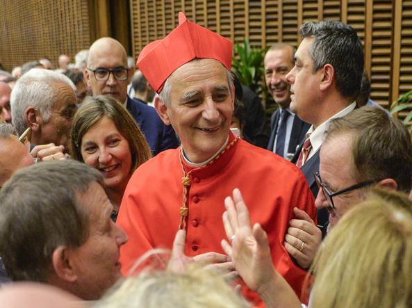 La prima messa del cardinale Matteo Zuppi: mille storie in una