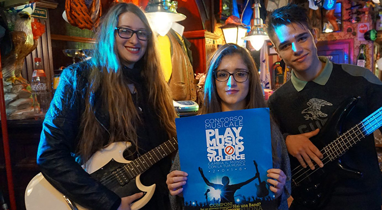 PLAY MUSIC STOP VIOLENCE