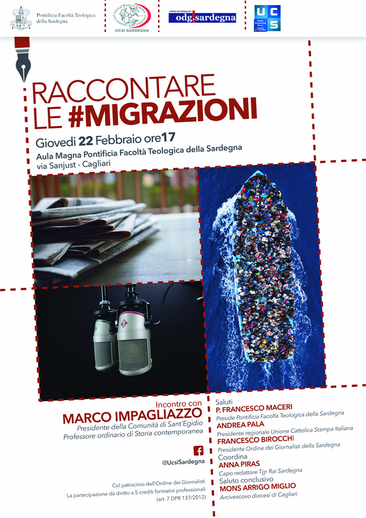 Cagliari: Raccontare le migrazioni, incontro con Marco Impagliazzo