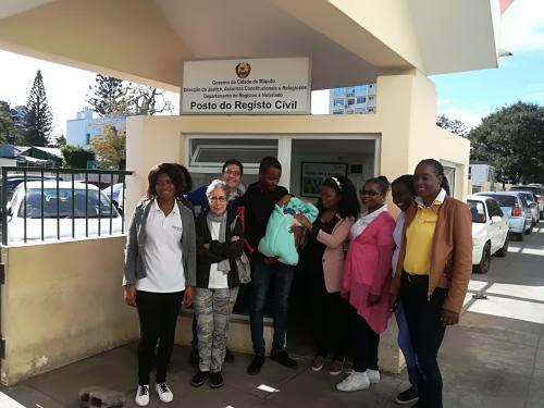 Visita all'ufficio di BRAVO! a Maputo nell'Ospedale Centrale