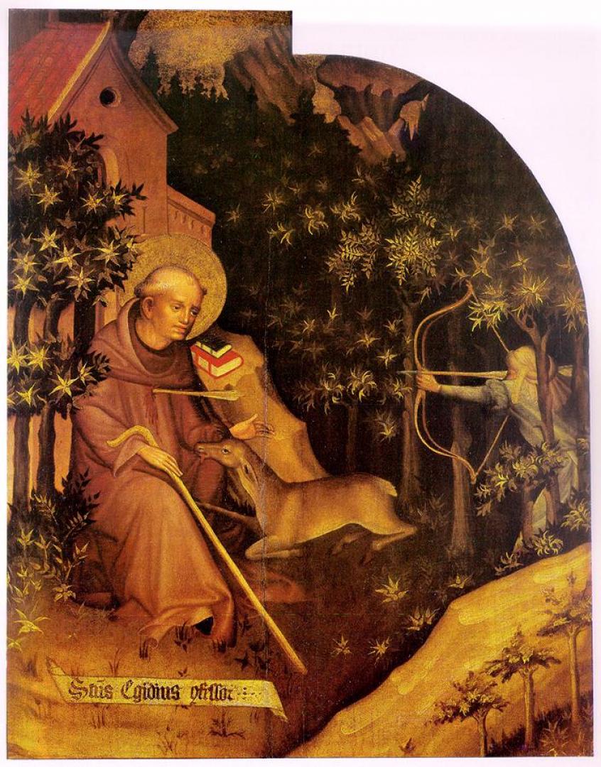 La morte di Sant’Egidio, Thomas de Coloswar, 1427