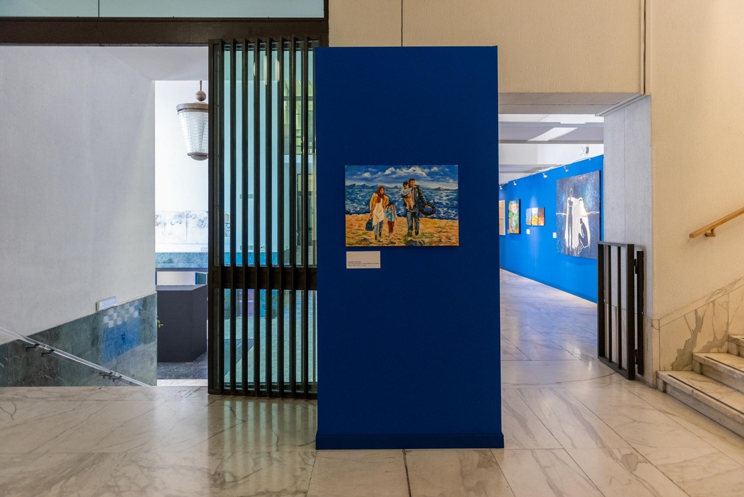 Galleria della mostra DIS/INTEGRATION nella Sapienza Università di Roma. 