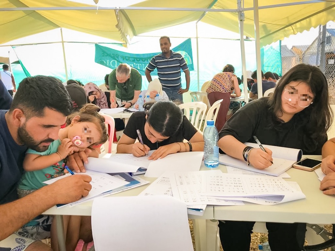 Nel campo profughi di Pournara, a Cipro, è iniziata anche quest'anno la Sant'Egidio Summer