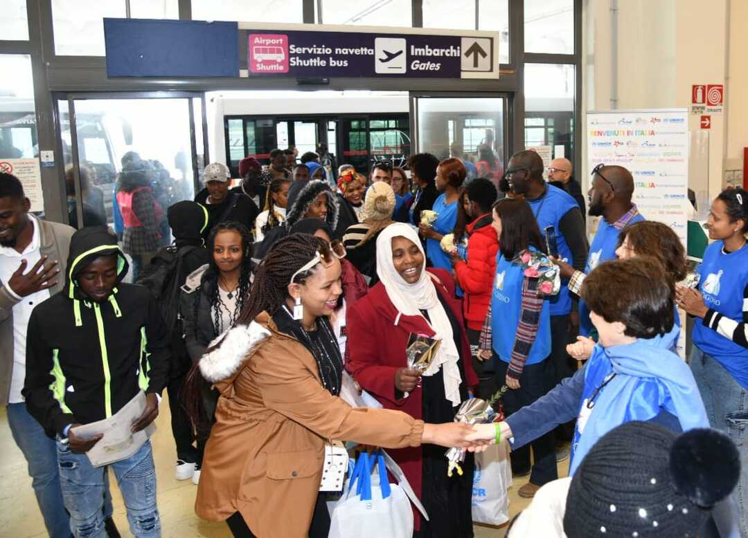 Arrivo dei corridoi umanitari dalla Libia